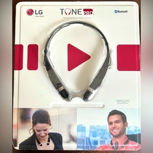 BRAND NEW IN BOX! Rare, discontinued LG Tone Pro Wireless Headset with Bluetooth